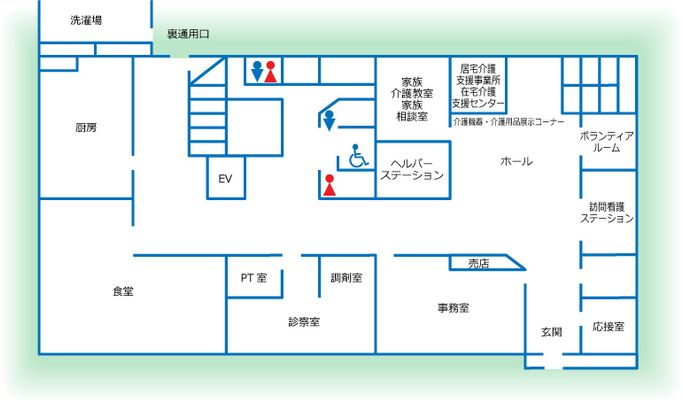 ホールの見取り図