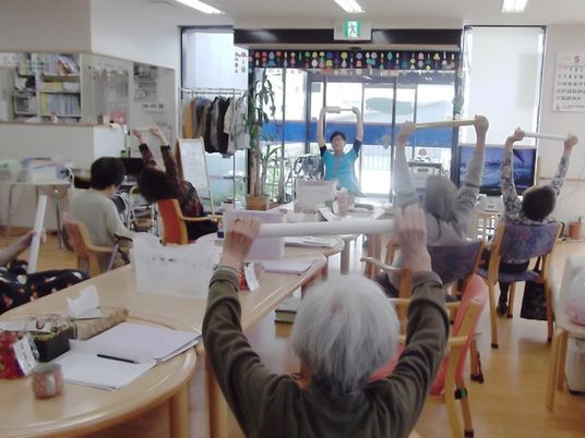 楽しい運動の場面