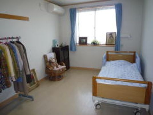 自然光が差し込む居室