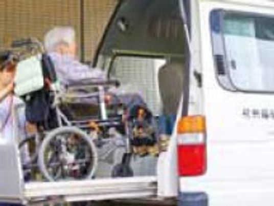 車椅子乗車する様子