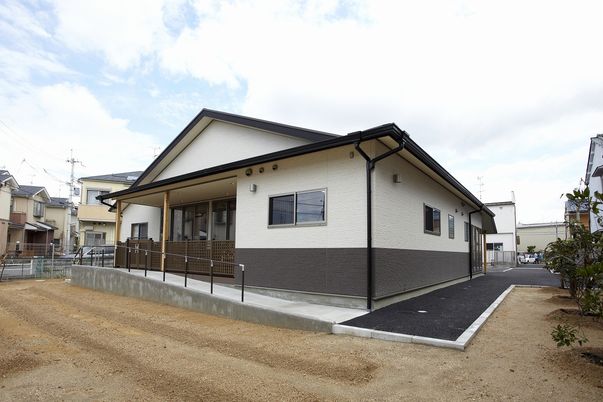 広々とした中庭