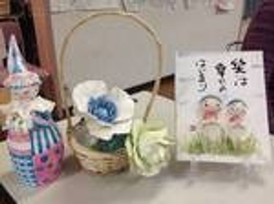 手作りクラフト展示