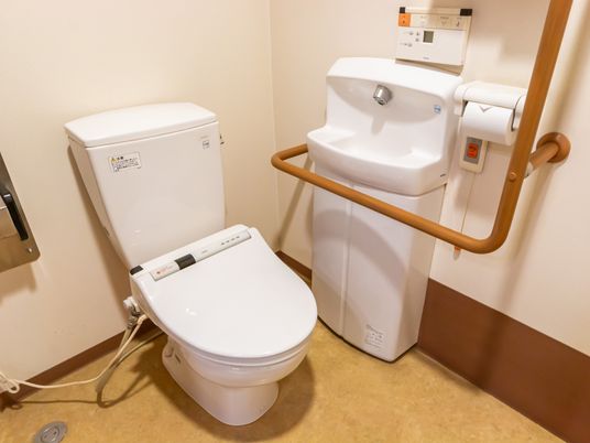 広々とした明るいトイレ