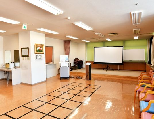 広々とした訓練室