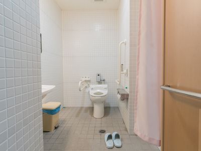 快適な設備の洗面所