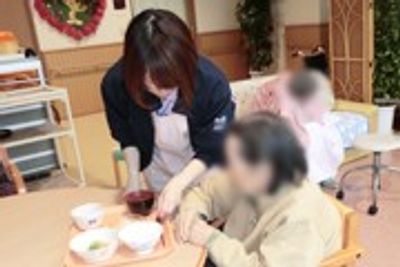 優しいケアの様子