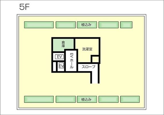 5階のフロア図