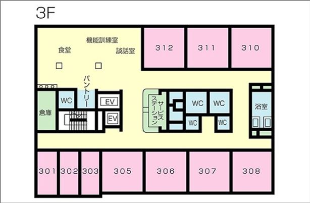 3階フロア見取り図