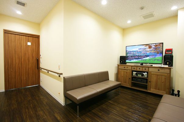 テレビのある休憩室