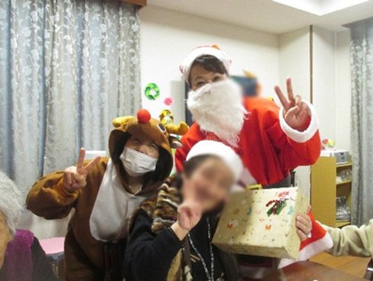 楽しげな交流の様子