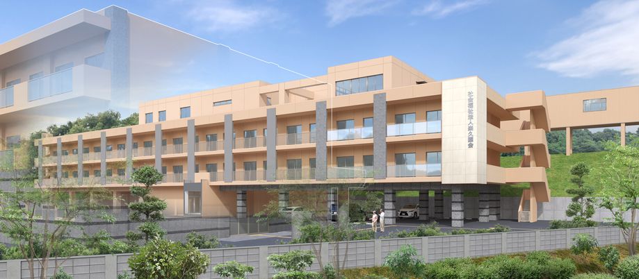 落ち着いた外観の建物