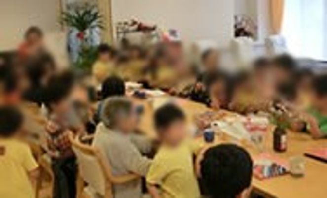 多目的室での交流