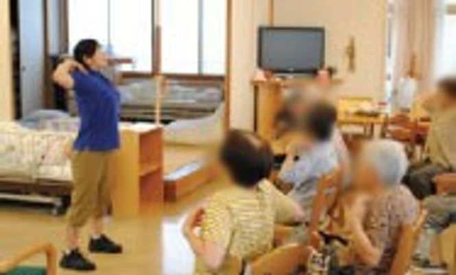 体操中のラウンジ