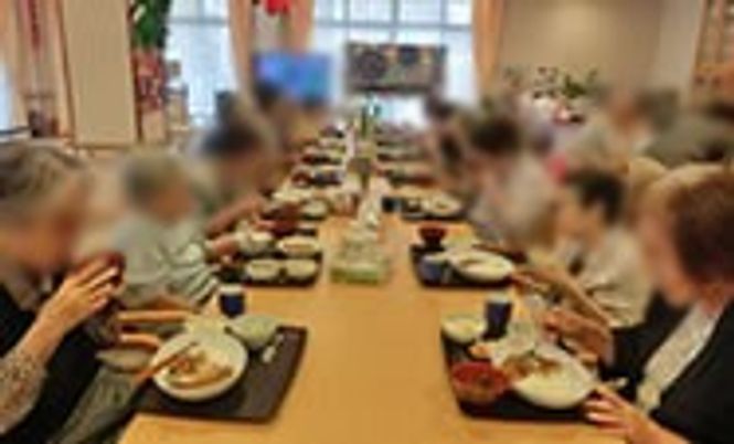 食事中の様子