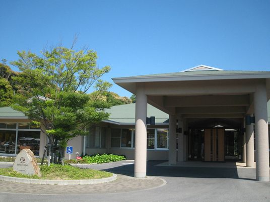 緑豊かな外観