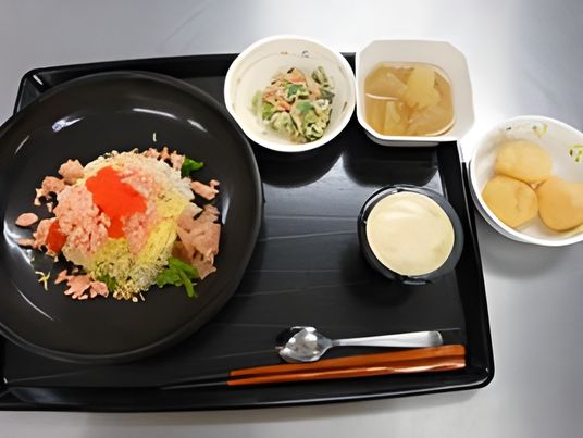 見た目も美しい料理