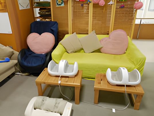 広々とした休憩室