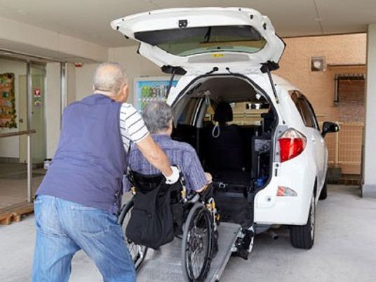 車椅子乗降の様子