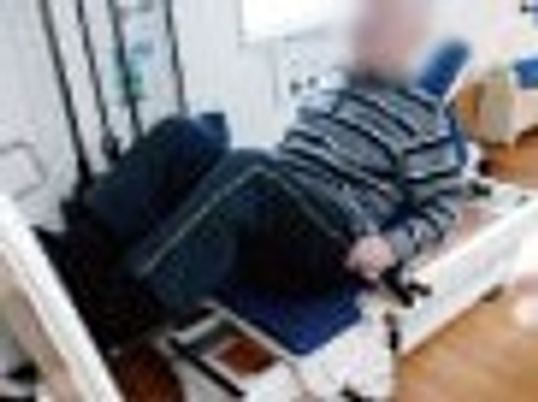 運動設備のある場面