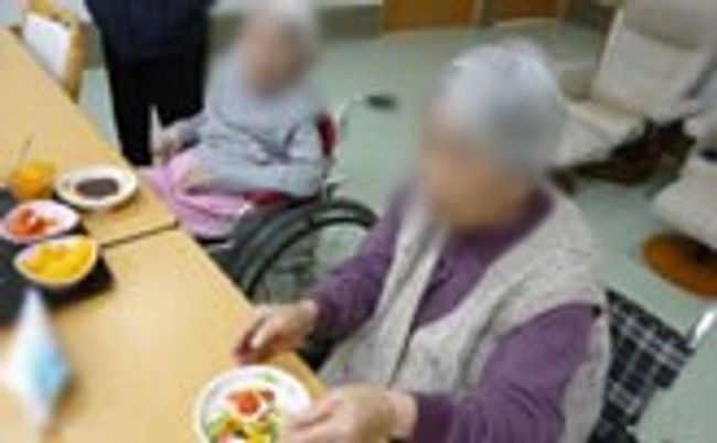 食事中の様子
