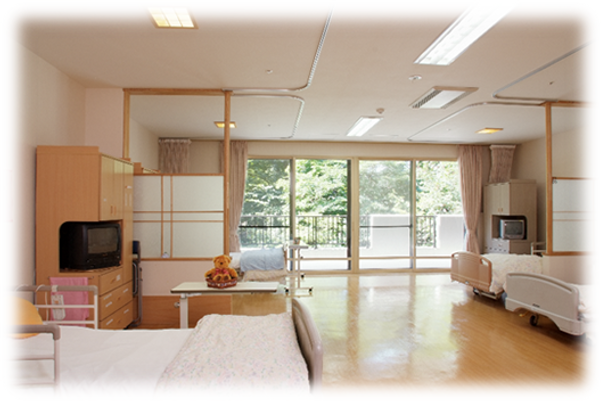 自然光が入る居室