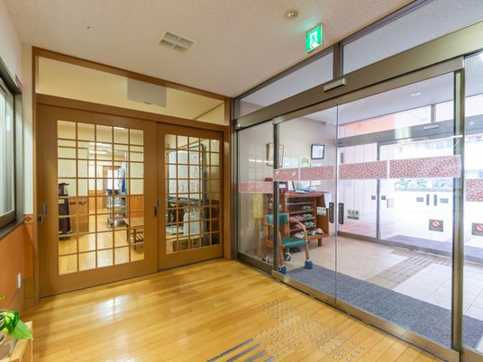 安心感のあるエントランス