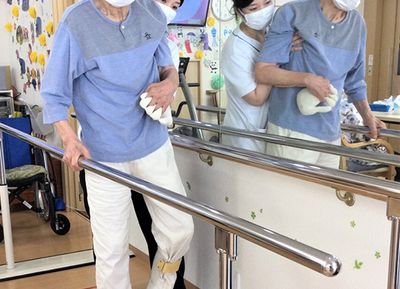 訓練中の様子機能訓練室