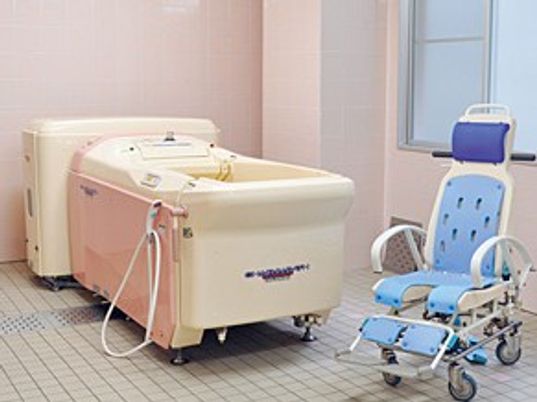 快適な設備の浴室