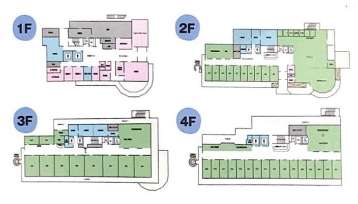 施設のフロア図面