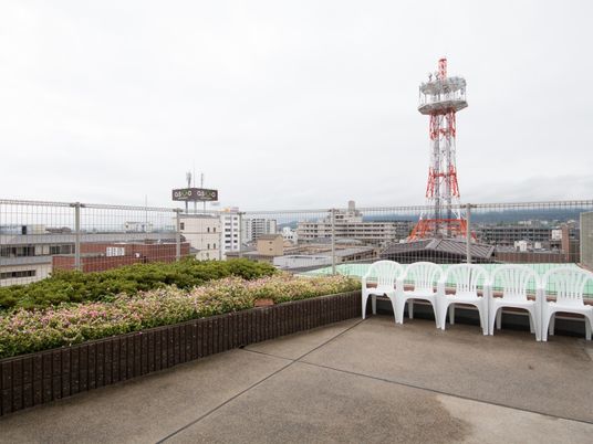 屋上庭園の様子