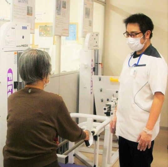 新人向け施設案内の訓練室