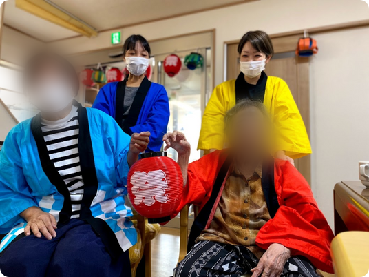 楽しい交流の様子
