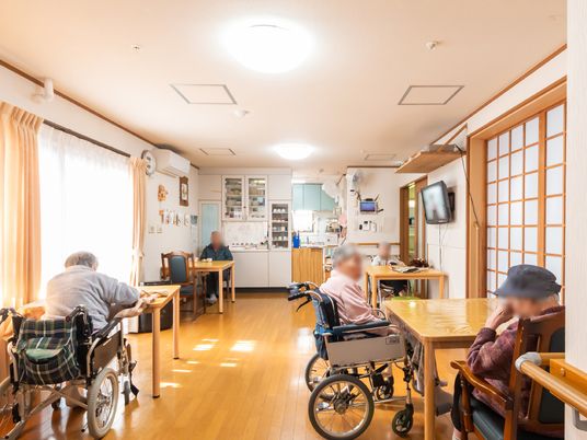 温かみのある共有スペース