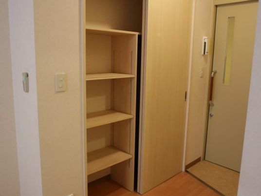 整理しやすい清潔なクローゼット