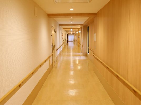 清潔感ある明るい廊下