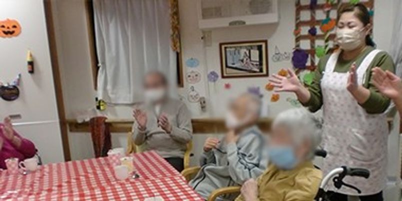 明るい交流スペース