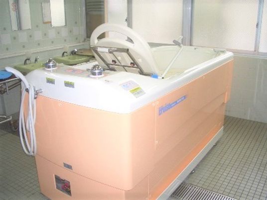 機能的な設備の浴室