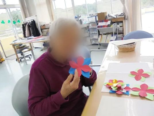 手工芸活動の様子