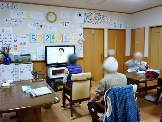 共有スペースでの日常風景