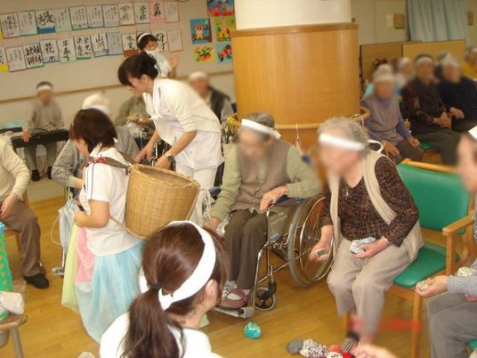 活動中の室内