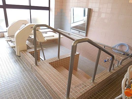 設備の整った浴室