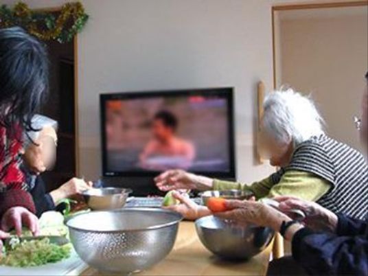 共有スペースでの料理活動