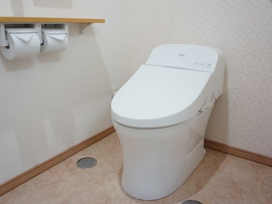 清潔なトイレ設備