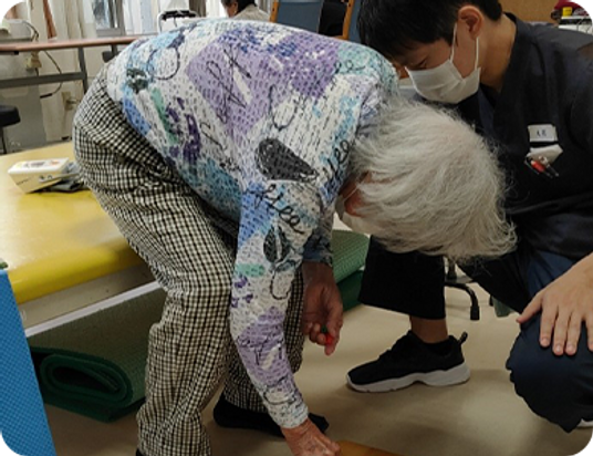 機能訓練中の様子