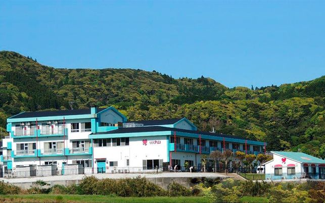 広がる自然と建物