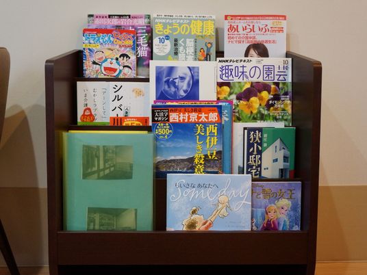 本と雑誌の棚