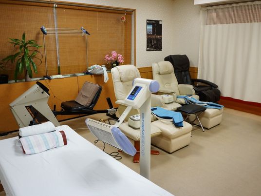 リハビリ設備が整った部屋