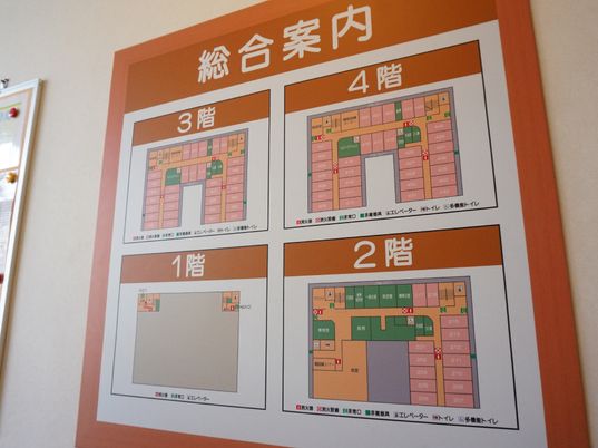 建物の案内図表示