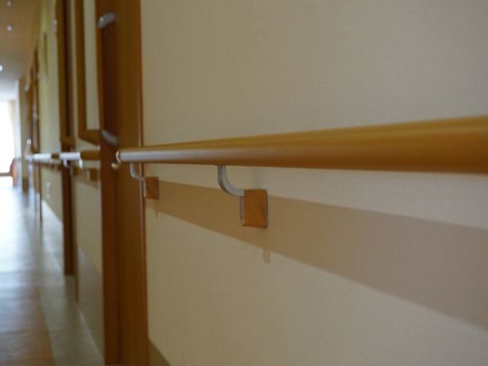 廊下の手すり