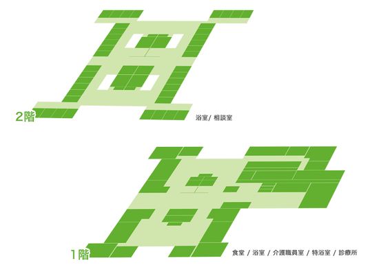 施設のフロアマップ